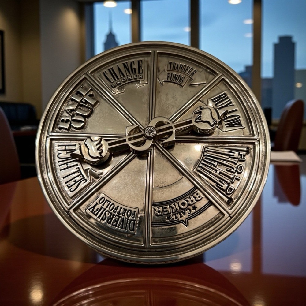 Neiman Marcus Decision Maker Spinner Wheel VTG 80's 90's Novelty Executive Gift